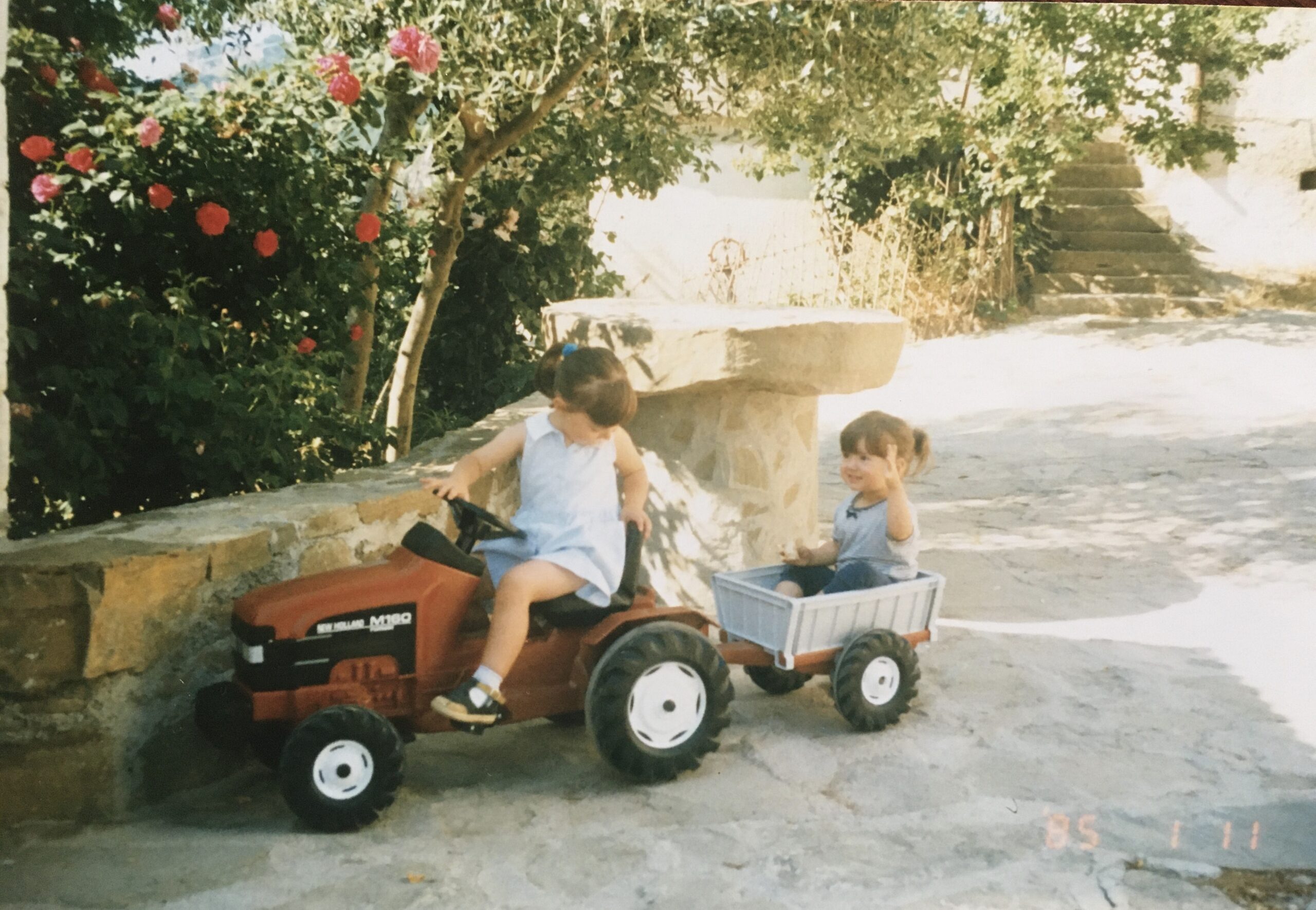 Carmen e angi trattore